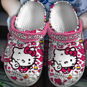 Hello Kitty Crocs Clogs For Men Women And Kid, Movie Shoes