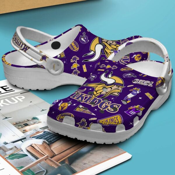 Minnesota Vikings NFL Sport Crocs Crocband Clogs Shoes